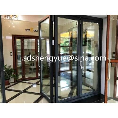 Living room bi fold door Insulation aluminum series profile thickness 1.8mm