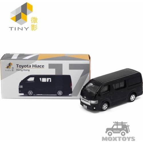 Tiny 1:64 Toyota Hiace Chinese Police LHD/Black Diecast Model Car