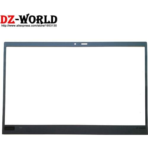 LCD Bezel Screen Front Frame Mylar Sticker for Lenovo Thinkpad X1 Carbon 7th Gen RGB Camera Laptop with Double-Sided Adhesive