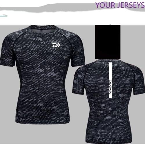 DAIWA DAWA Summer Outdoor Sports T Shirt Fishing Short-Sleeve Quick-Drying Breathable Clothes Fish S Pesca DAIWA Pesca Camiseta