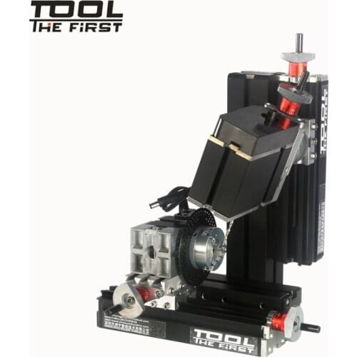 Thefirsttool TZ10002MS Big Power Mini Meta Six-Shafts Drilling and Milling Machine 12000r/min 60W Motor Children DIY Best Gift
