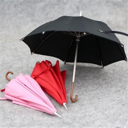 1/6 Scale New Style Mini Umbrella 3 Color Umbrella Model About 17cm Fit 12" Male Military Action Figure for Collections