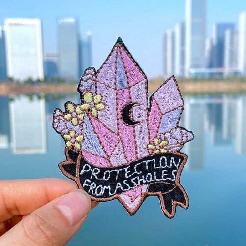 Prajna Cartoon Patches For Clothing Iron On Patches DIY Flower Embroidered Patches For Clothes New York Love Patch Applique