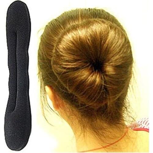 New listing sponge hair band clip bun maker former foam twist hair salon tool! Hair diy free shipping