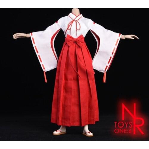 NR20 1/6 Scale Female Figure Accessory Witch Kimono & Bow and Arrow Set Model for 12 Inches DIY Figure 12" Action Figure Toys