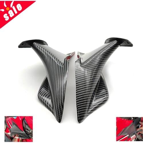 Motorcycle Fairing Winglets for Honda CBR650R 2019 2020 Carbon fiber Fairing Winglets Side Wing Protection Cover
