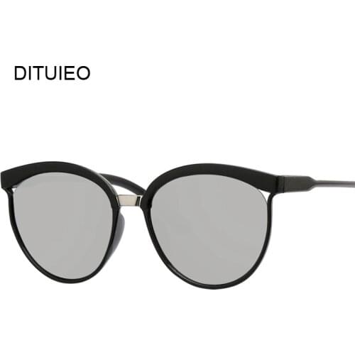 Black Cat Eye Sunglasses Women Brand Designer Retro Cateyes Glasses Female Frame Oval Eyewear UV400 Eye Ladies Glasses