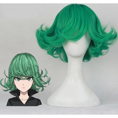 One Punch Man Tornado of Terror Tatsumaki Cosplay Wig