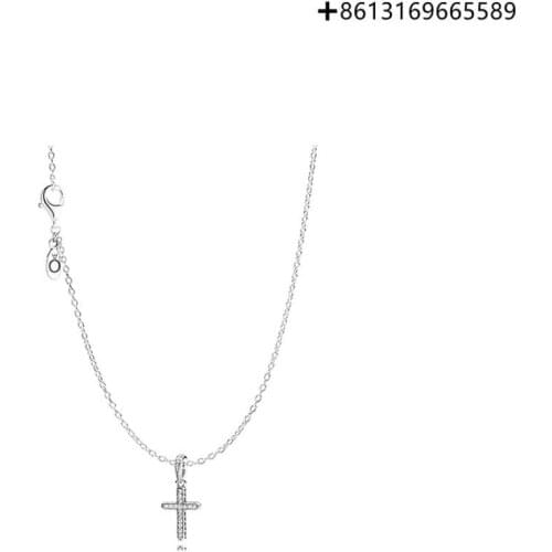 100% 925 Pure Silver Original Reproduction 1:1 Classic Cross Pendant Manufacturers Direct Batch Free Of Charge