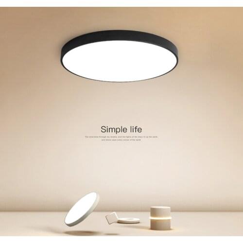 Ceiling Lights white color personality Indoor Lighting Ceiling Lamp Fixture For Living Room Bedroom round corridor lamp