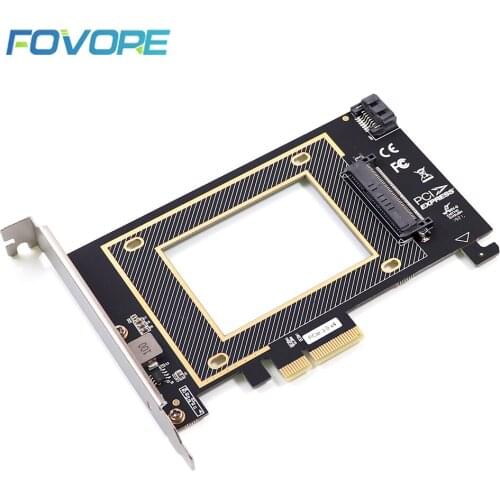 U.2 SFF8639 to PCI e Converter U2 SFF 8639 SFF-8639 to PCIe PCI-e Controller Expansion Adapter Card Add On Cards