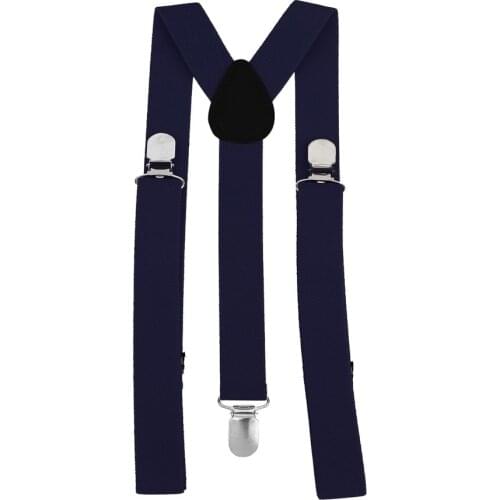 Adjustable Elasticated 11 Colors Adult Suspender Straps Bow Tie Men Women Y Shape Elastic Clip-on Suspenders 3 Clip Pants Braces