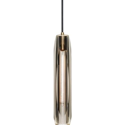 Contemporary Simplicity Pendant Light Luxury Fashion K9 Crystal Droplight For Bedside Bar Cafe Nordic Foyer E14 LED Copper Lamp