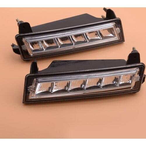 A1649060151 A1649060251 1 Pair Front Bumper LED Daytime Running Light Lamp DRL Fit For Mercedes-Benz ML GL GLK W164 X164 X204