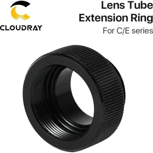 Cloudray E Series Lens Tube Extension Ring CO2 O.D.25mm Lens Tube for D20 F63.5mm/127mm Lens for CO2 Laser Cutting Machine