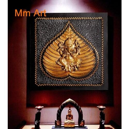 Southeast Asian Style Decorations High-End Paintings Wallpaper Sofa Background Wall