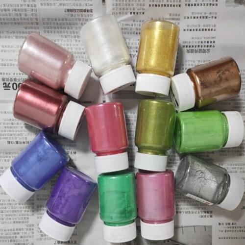 15g Edible Gold Powder Glitter Powder Silver Pearl Powder Baking Color Dust Mousse Cake Fudge Macaron Chocolate Decoration