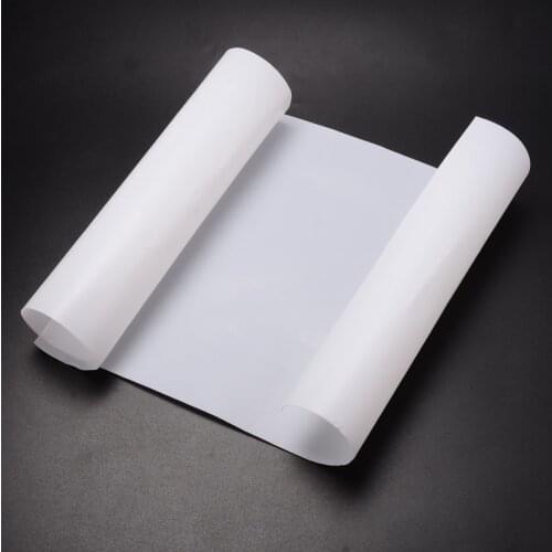 1Pcs 500x250x0.3mm White PTFE Film/Sheet Virgin High Strength Temperature For Industry Power Tools