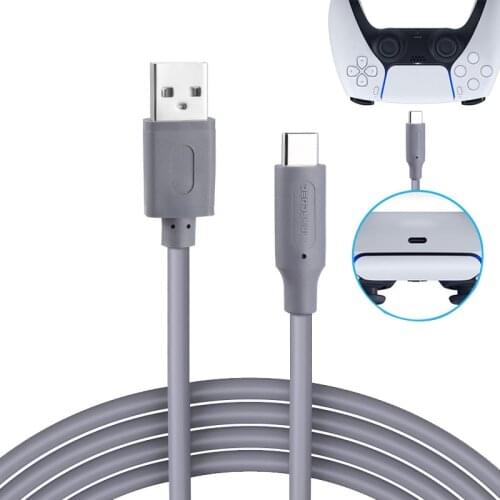 2 Meters Charging Cable for PS5 Xbox Switch Pro Controller Nintendo Switch Smartphone USB Type C Charger Cable 5A Fast Charging