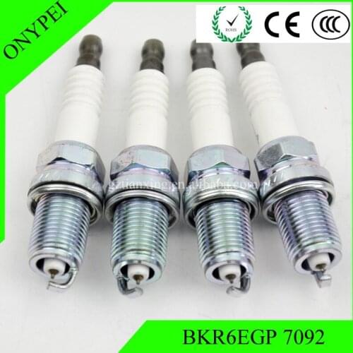 4pcs BKR6EGP 7092 Platinum G-Power Spark Plug fit for Acura Alfa Romeo BMW Toyota Honda Chevrolet Yamaha Suzuki BKR6EGP