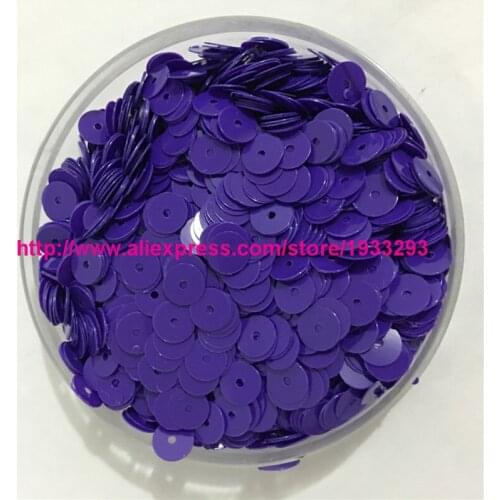 4000pcs(50g) Solid Purple 6mm Flat round loose Sequins Paillette Sewing Garment Clothing accessories Sequins for crafts
