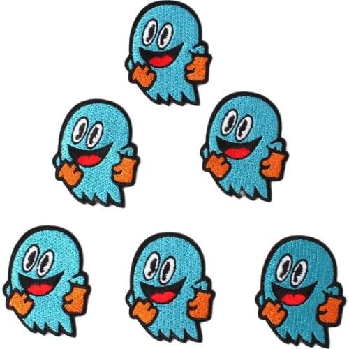 5pcs/lot Embroidery Elves Patches Iron On Stickers DIY Jeans Coats Shoes Bags Sewing Badge Handmade Garments Suits Appliques