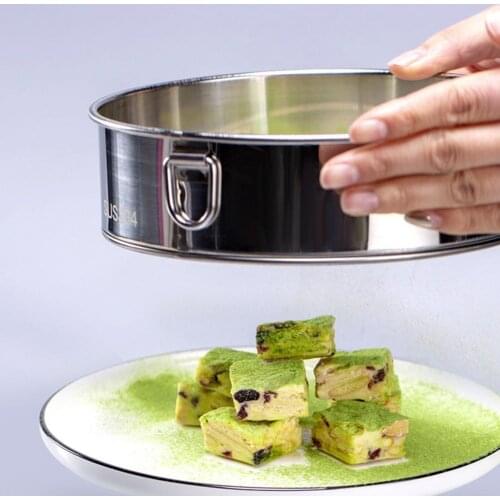 60% Dropshipping!!Kitchen sieve filter high hardness anti-rust 60 mesh 304 stainless steel round flour sieve baking tools