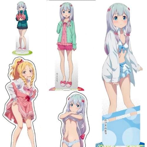 Anime Eromanga Sensei Masamune Izumi Sagiri Acrylic Stand Figure Model Plate Display Desktop Decor Accessories Cosplay