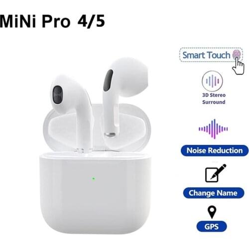 Pro4 TWS Wireless Headphones Bluetooth 5.0 Earphone Air Earbuds Sport Handsfree Headset With Charging Box For iPhone IOS Android