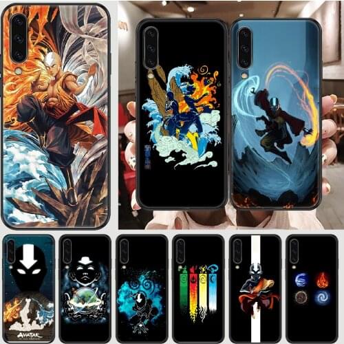 Avatar The last airbender Anime Phone case For Samsung Galaxy A 3 5 7 8 10 20 21 30 40 50 51 70 71 E S 2016 2018 4G black pretty