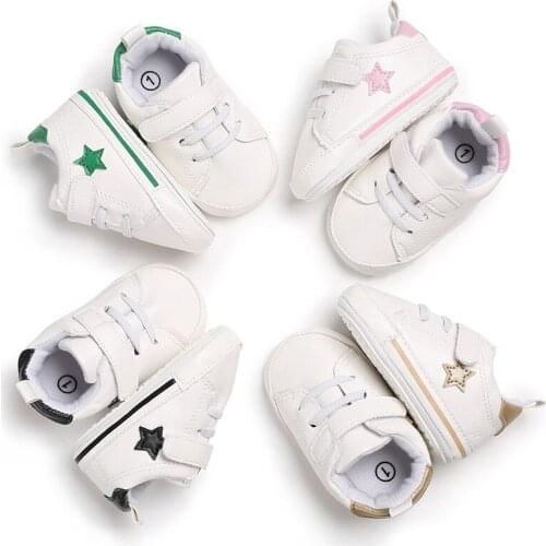 Baby newborn baby girl five-pointed star four seasons sports shoes childrens classic casual shoes