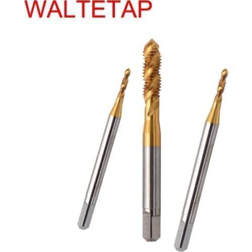 HSSE Long Shank 100mm With TIN Spiral Fluted tap UNC 2-56 4-40 5-40 6-32 8-32 10-24 1/4-20 5/16-18 3/8-16 Screw Thread Taps