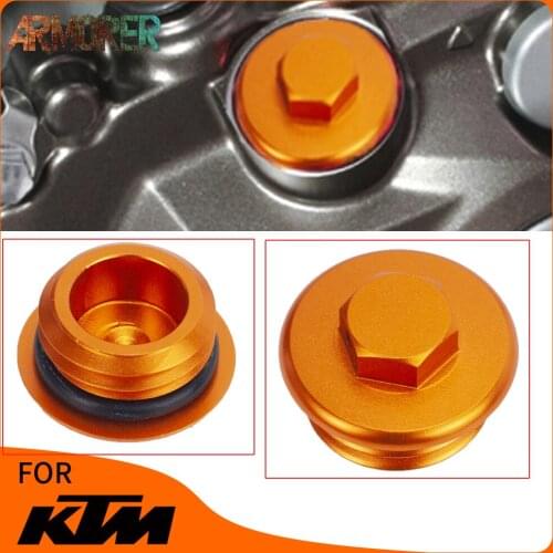 For KTM 250 - 690 4 STROKE 65 85 125 150 250 300 350 450 500 SX SX-F XCTPI XC-F EXC-F SixDays XC-WTPI Engine Oil Filler Plug Cap