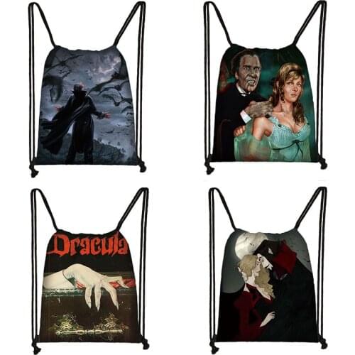 DRACULA VLAD TEPES The Impale Women Men Travel Bag Vampire Frankenstein Boys and girls Bag Teenager Drawstring Bag