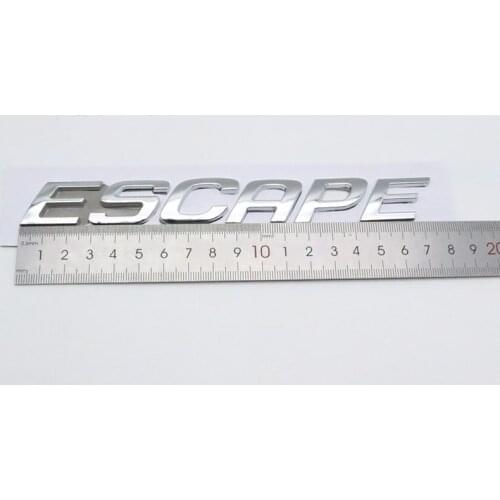 For Ford Escape Emblem Rear Trunk Letters Badge Decal Tailgate Logo
