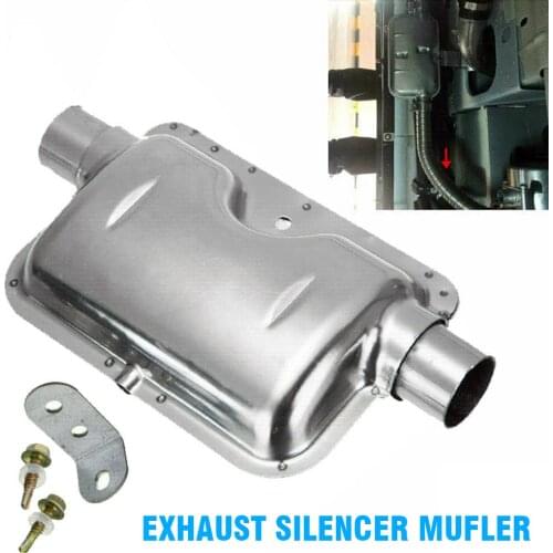 Car Air Diesel Heater Stainless Steel Exhaust Muffler 24 mm With Dovetail Nail Accessories Parking Heater Muffler Car Parts
