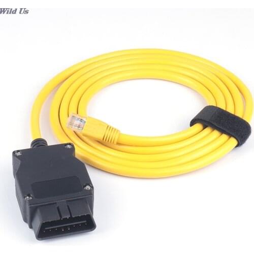 Cable Lngth 2 Meters ENET(Ethernet to OBD) Lnterface Cable E-SYS ICOM Coding 1 Pcs