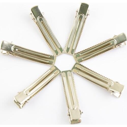 5cm and 6cm DIY Metal Hair Accessory Clips Baby Girl Teeth Hair Bows Clip Alligator Hair Clips 100PCS LOT