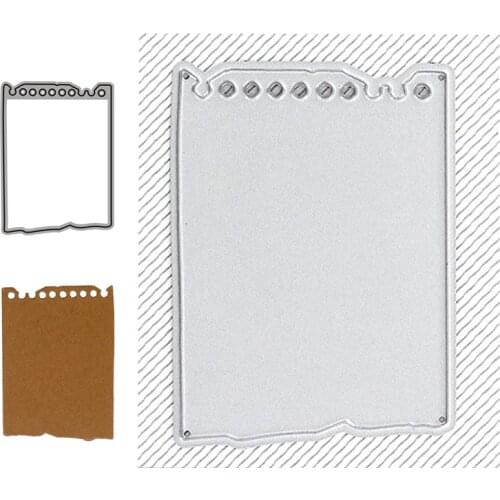 New Mini Label Tags Metal Cutting Dies Stamps Dies Scrapbooking Mold Cut Childrens Handmade Tools DIY Craft Decoration New 2021