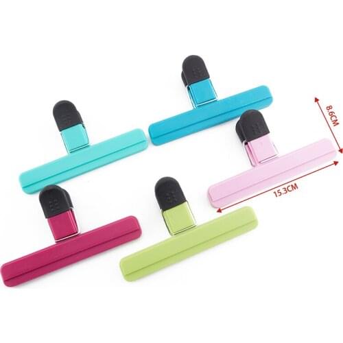 Plastic Food Sealing Bag Clip Moisture-proof Snack Postcard Sealing Clip Gadgets Seal Clip Household Kitchen Gadget Items