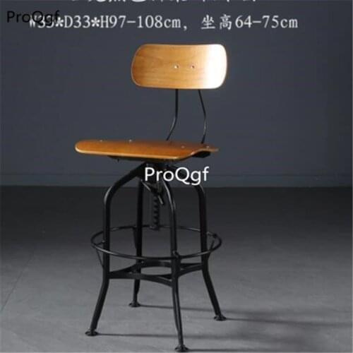 Prodgf 1Pcs A Set Minshuku Romantic ins Industrial Bar Chair