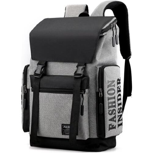 Casual Backpacks Fashion Men Backpack Laptop School Bags Anti Theft Travel School Shoulder Bags Male Teens Boy