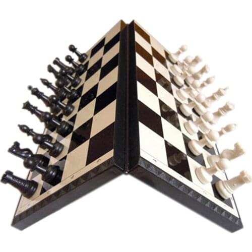 Travel 11-Inch Chess Set Folding Chessboard Chess Game Board Game Toys