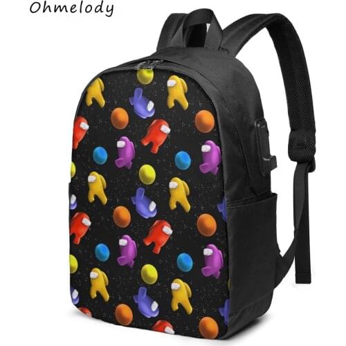 Cartoon Astronaut School Backpacks for Boys Girls Back to School Bags 17in Laptop College Backpacks Children Daypacks