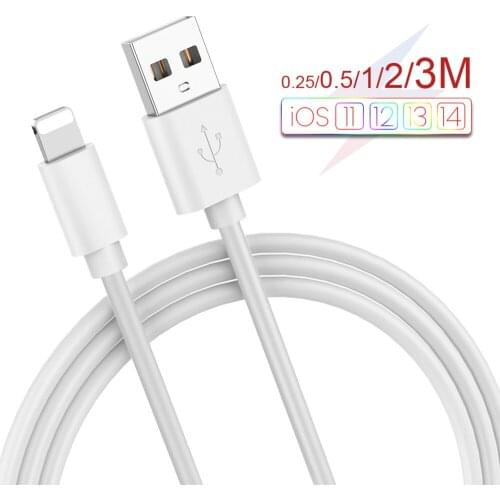 2A Fast Charging Usb Cable For Iphone 12 11 Xs Max Xr X 8 7 6 6S 5S Cord Quick Charging Mobile Telephone Cable Fast Data Charger