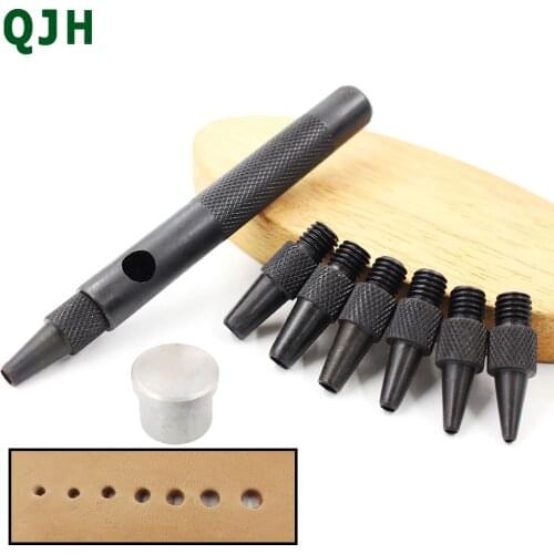 Replace Tube Hole Puncher tool Leather Belt Round Hollow Punch Hole Puncher tool 2.0 / 2.5 / 3.0 / 3.5 / 4.0 / 4.5 / 5.0mm