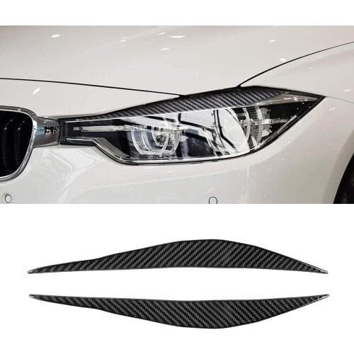 Headlight Anti-Scratch Protector Front Lampshade Cover Trim for BMW 3 4 Series GT F30 2013 2014 2015 2016 2017 2018 2019