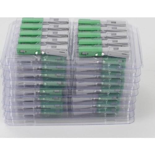 100PCS SC APC-1803 FTTH Optical fibe quick connector SC APC FTTH Fiber Optic Fast Connector SC APC Fiber Assembly connector