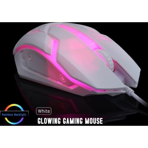 1600 DPI Luminous Wired Game Mouse X1 colorful mouse USB cable Mouse Laptop Desktop Rechargeable office Games Mouse