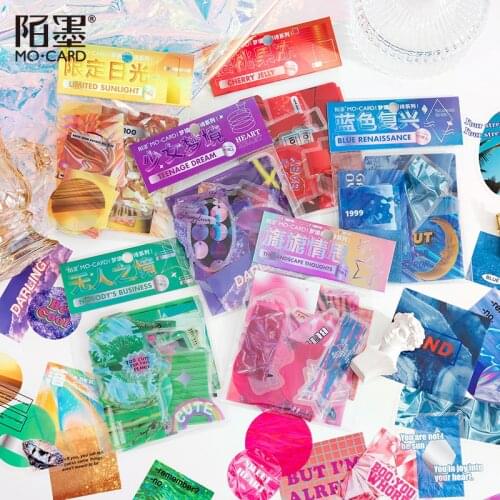 40pcs Kawaii Stationery Stickers Dreamland Narrative Poem Series DIY Craft Scrapbooking Album Junk Journal Happy Planner